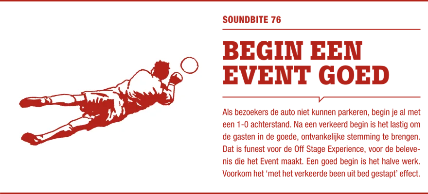 Soundbite 76: Begin een event goed
