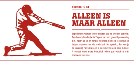 Soundbite 83: Alleen is maar alleen